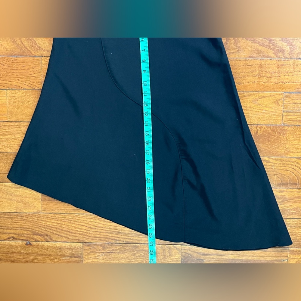 Vintage Delia's Womens Size 1 Black Asymmetrical Midi Skirt Y2K Indie Sleaze USA - Picture 5 of 9